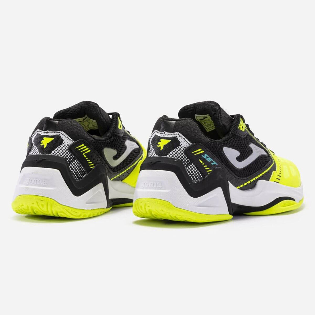 Joma T Set Men Clay Court Tennis Shoes ( Black Lemon Flour)