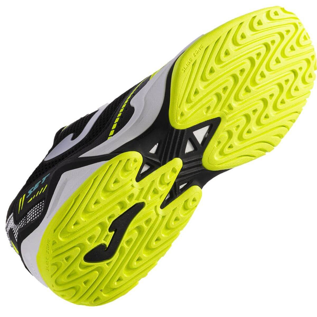 Joma T Set Men Clay Court Tennis Shoes ( Black Lemon Flour)