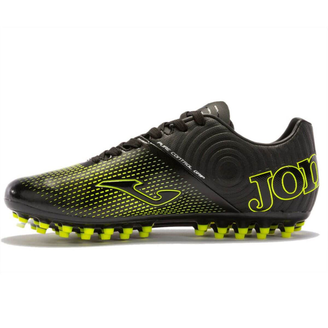 Joma Xpander Firm Ground 2301 Football Shoe (Black/Lemon Fluor)
