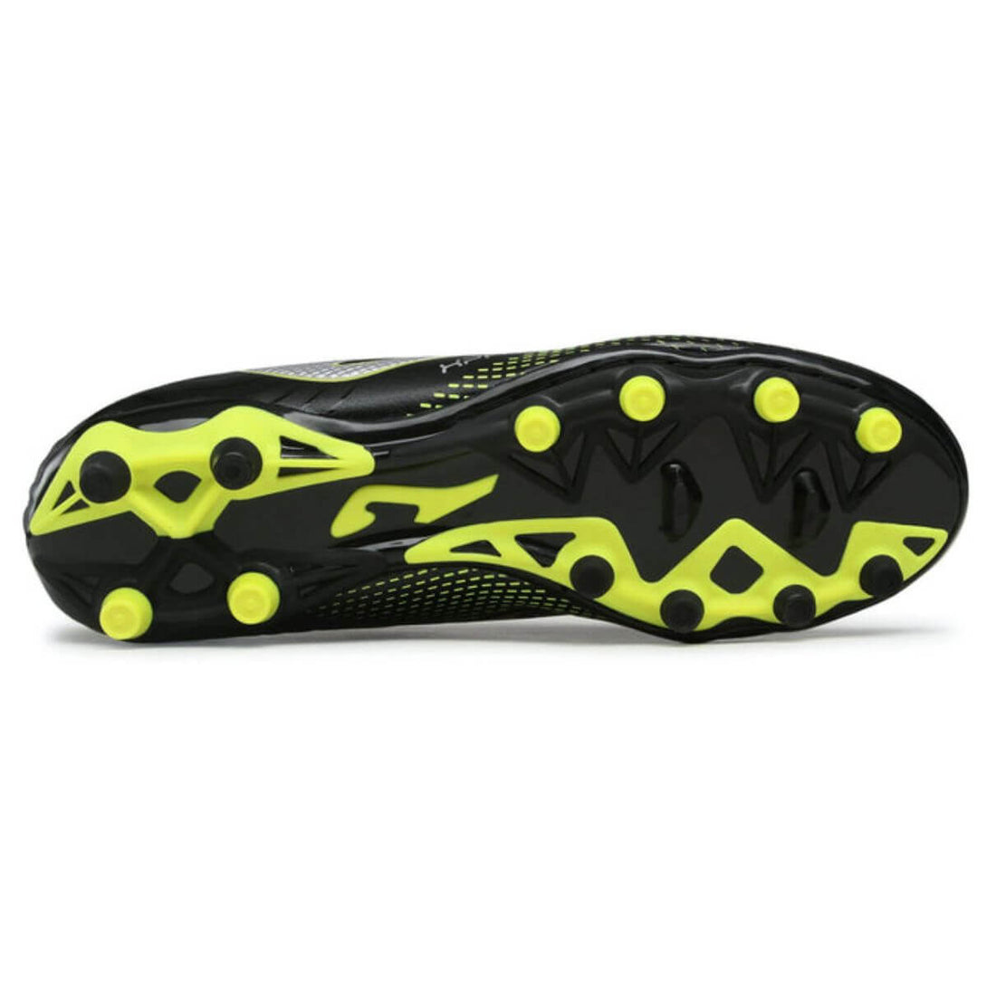 Joma Xpander Firm Ground 2301 Football Shoe (Black/Lemon Fluor)