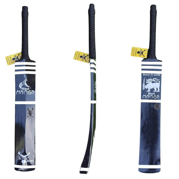KWE Black Mamba Hard Tennis Bat-SH (Black)