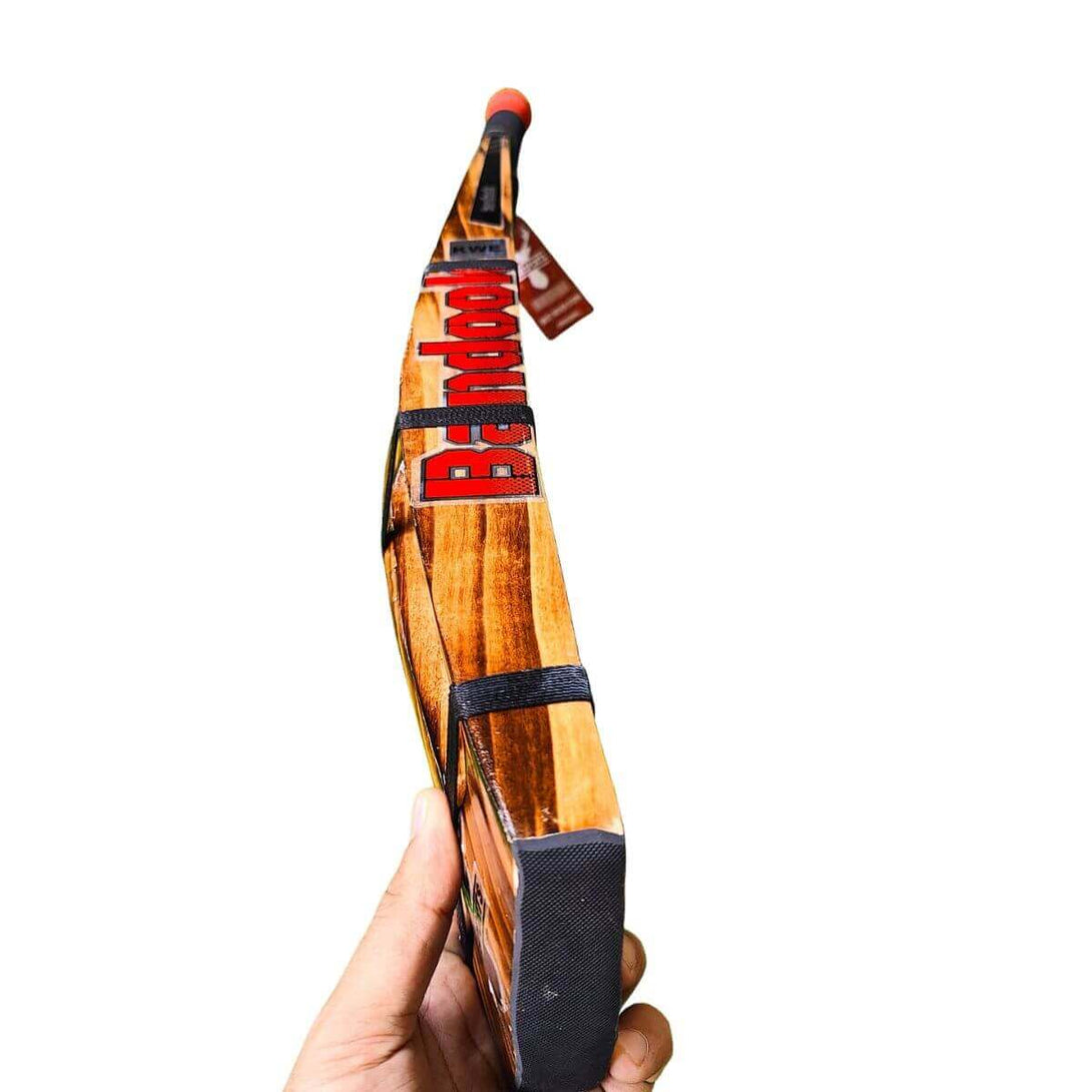 KWE Bandook Burn Edition-Players Edition 4 scoop Hard Tennis Bat-SH
