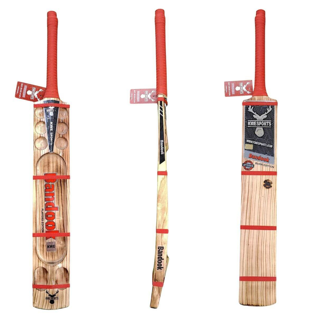 KWE Bandook Burn Edition-Players Edition Diamond Cut Soft Tennis Bat-SH