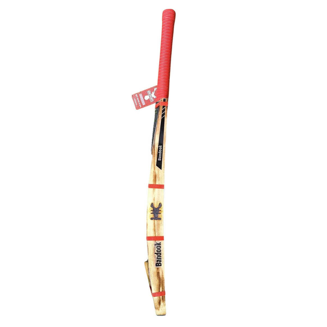 KWE Bandook Burn Edition-Players Edition Diamond Cut Hard Tennis Bat-SH
