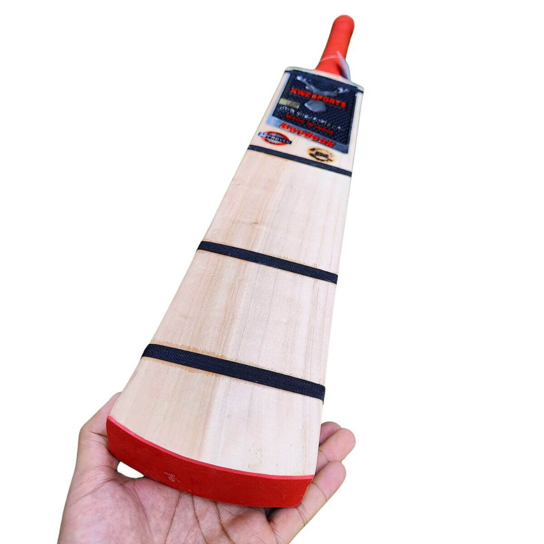 KWE Bandook Players Edition 4 scoop 2 hole Hard Tennis Bat-SH