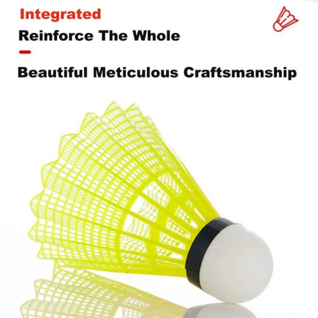  Kawasaki King N350S Nylon Badminton Shuttlecock – Yellow