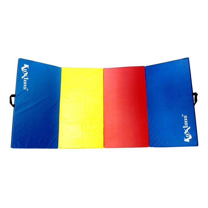 Koxtons Gymnastic Folding Mat (Multi Color) (2.4 M X 1.2 M X 5CM) (Pack Of 2)