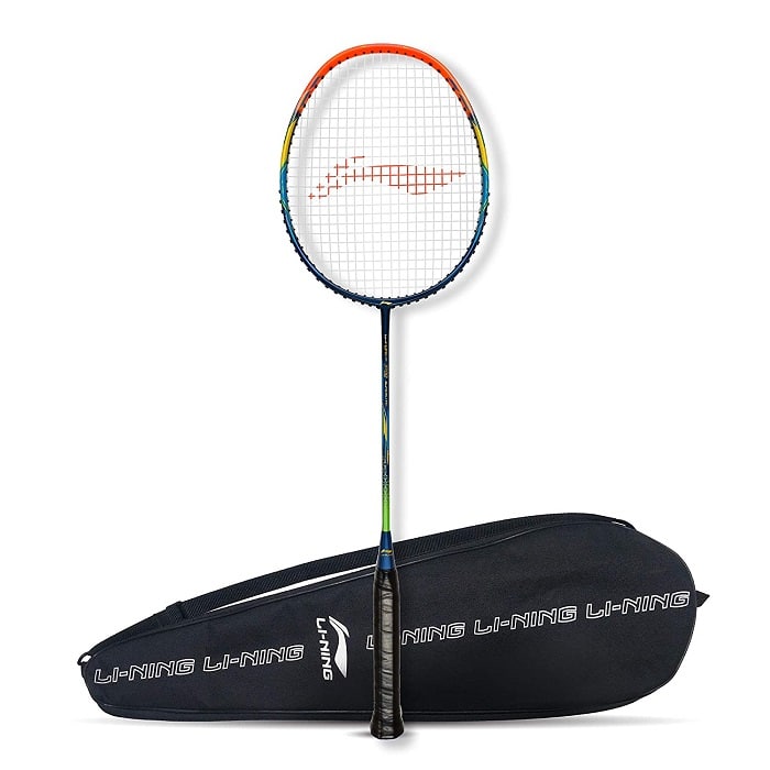 Li-Ning G-Force 3700 Superlite Badminton Racquet (Navy/Orange)