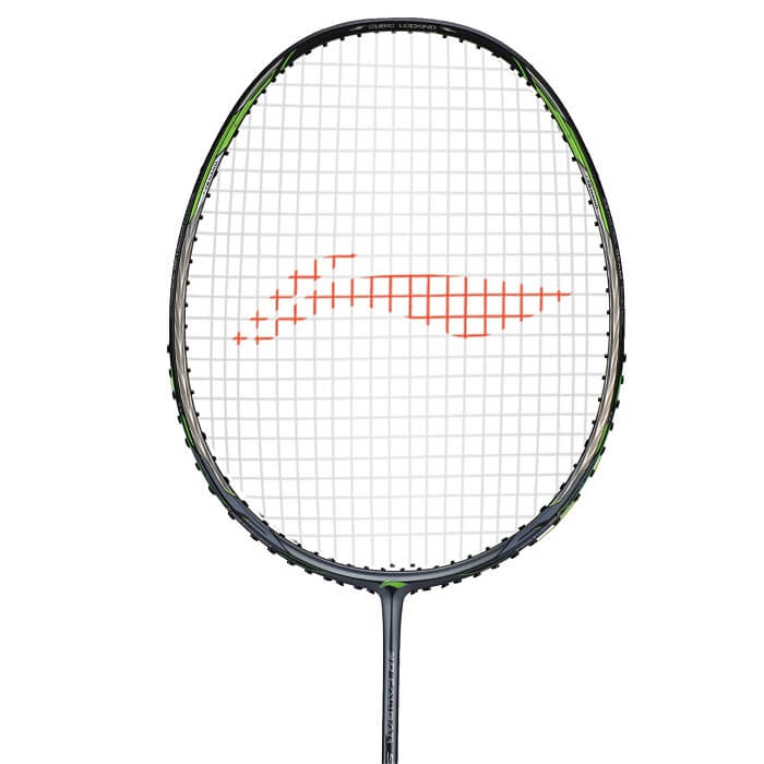 Li-Ning 3D CALIBAR 900 Combat Badminton Racquet (Black/Grey)