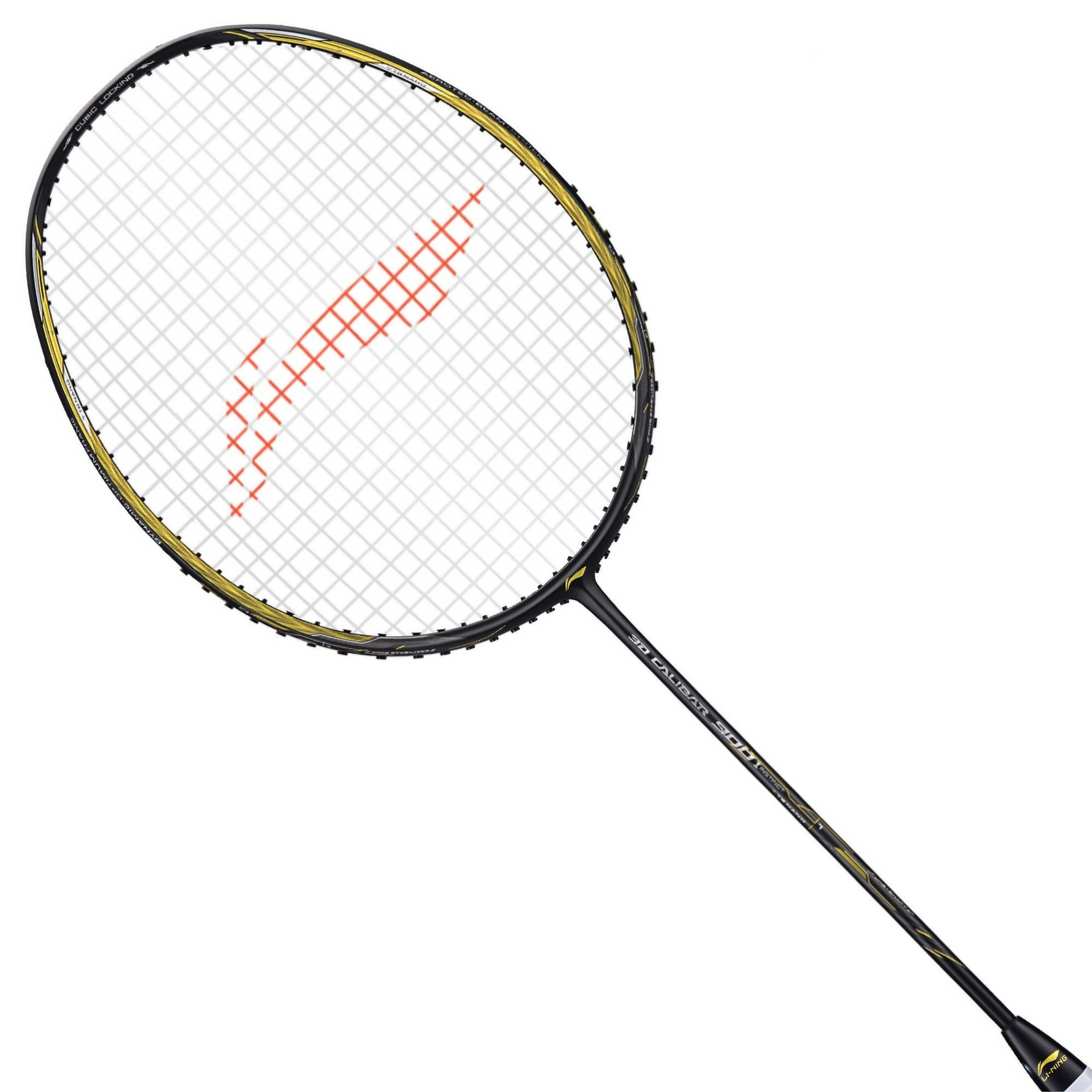 Li-Ning 3D CALIBAR 900 Instinct Badminton Racquet (Black Gold)
