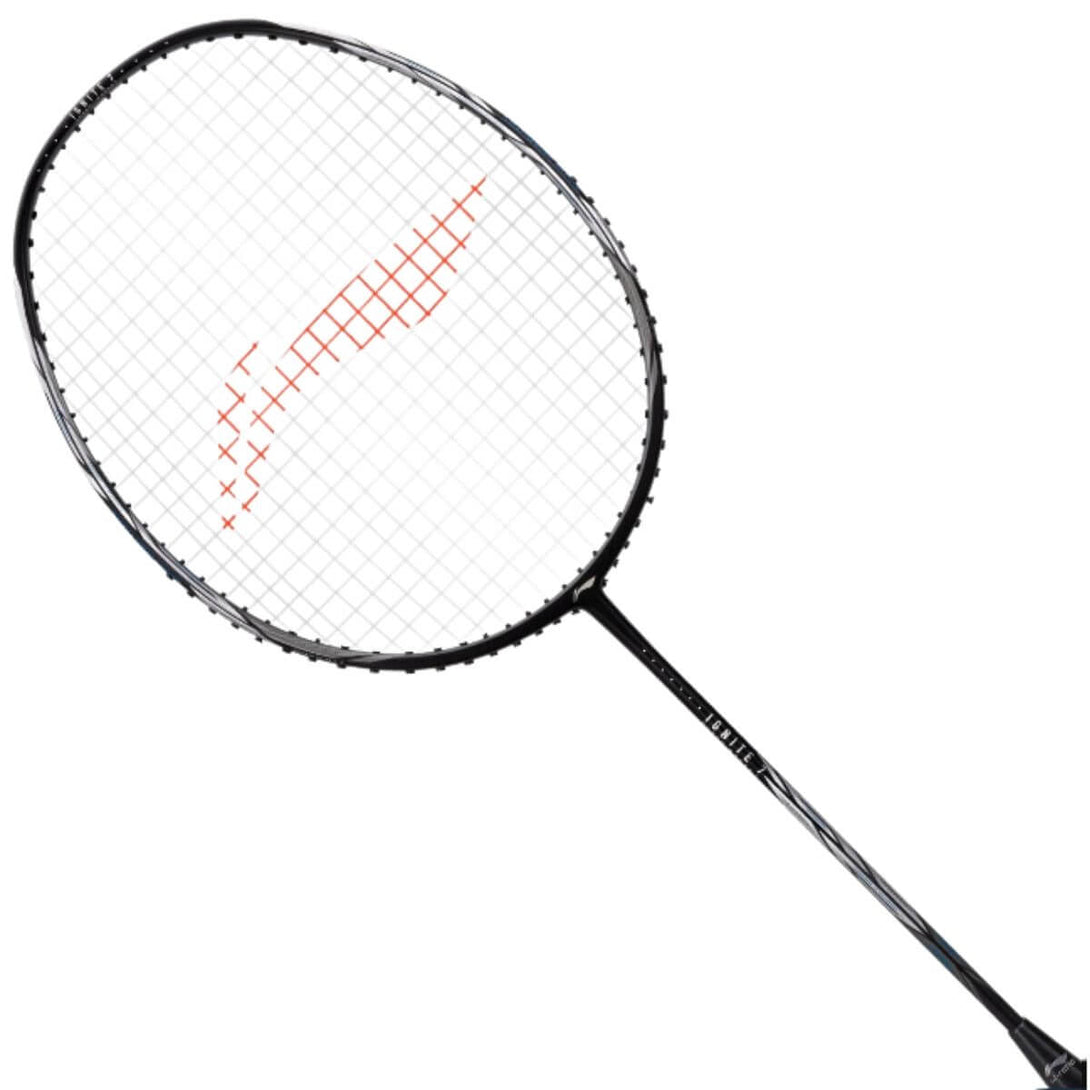 Li-Ning Ignite 7 Strung Badminton Racquet-Black/Silver