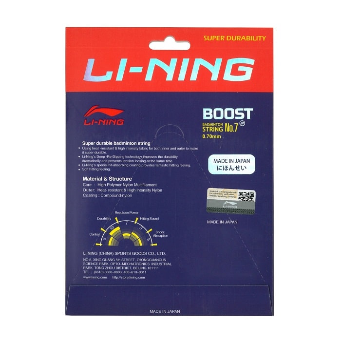 Li Ninig Li-Ning No-7 Boost Badminton String – Sportswing.in