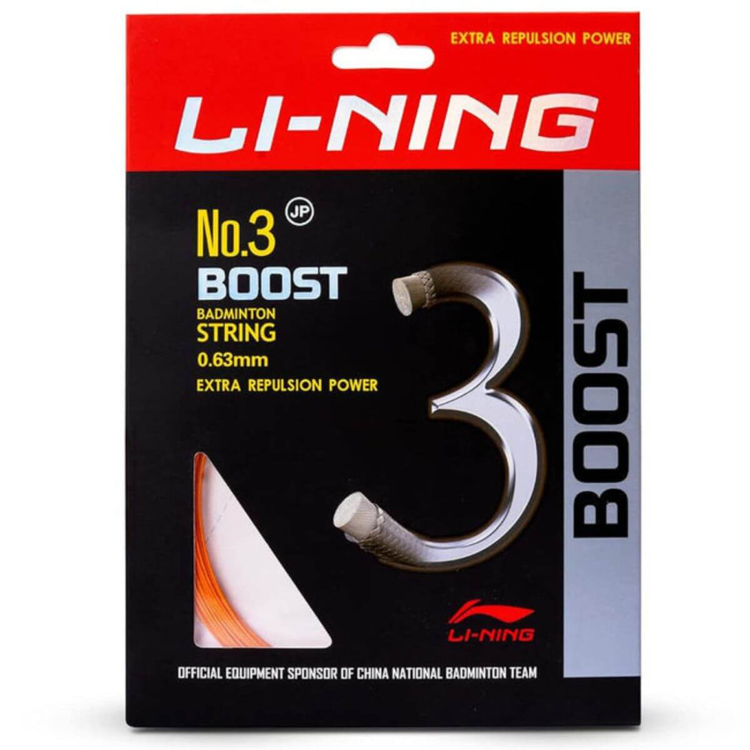 Lining NO. 3 Boost Badminton String-OUTRAGEOUS ORANGE