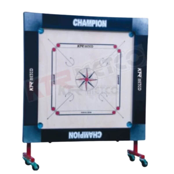 Kitaki Champion Waterproof Carrom Board on Wheels (Pack of 2)