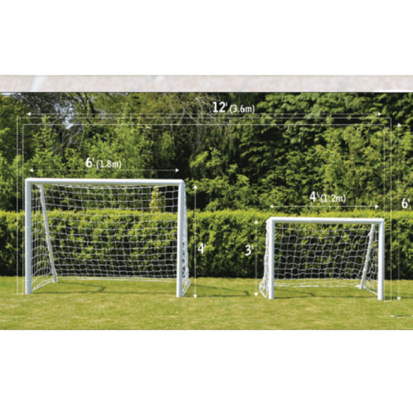 Metco Fixed Football Goal Post 50mm (4’x3′) Pcs