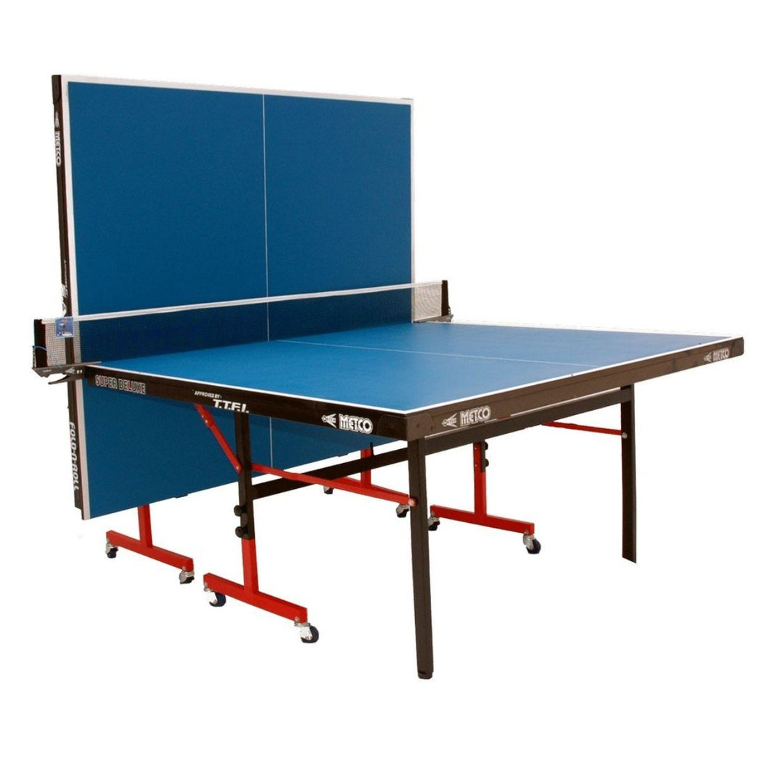 Metco Super Deluxe Table Tennis Table Blue