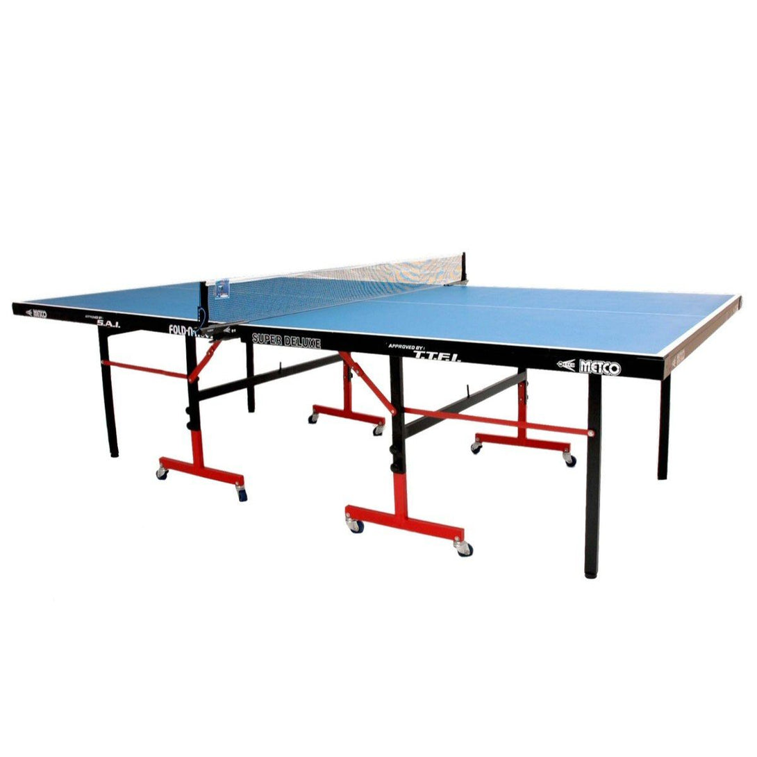 Metco Super Deluxe Table Tennis Table Blue