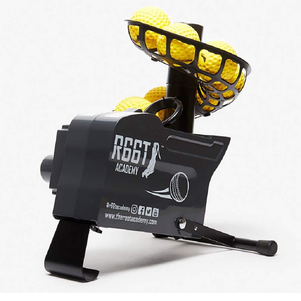 New Balance R66T Academy Cricket Ball Feeder Machine with Balls and Batteries