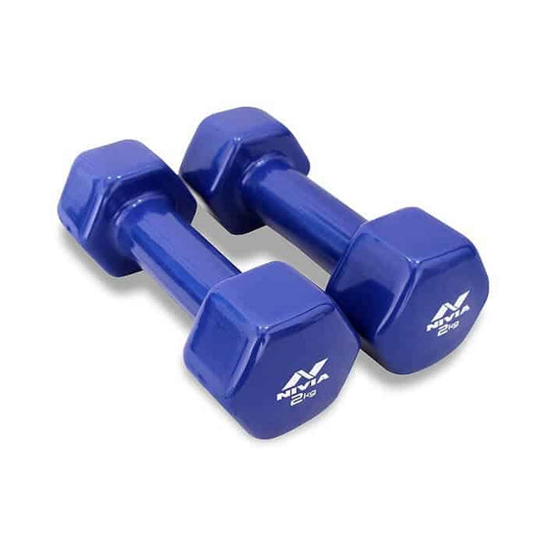 Nivia Vinyl Dumbbell Set-2 KG