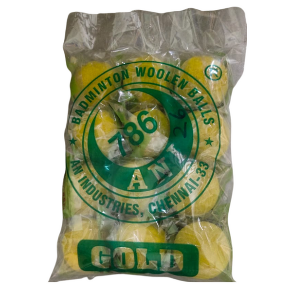 Nawab Gold Woolen Badminton Balls