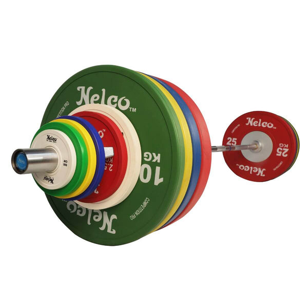Nelco Pro Competition Barbell Set Mens-190kg