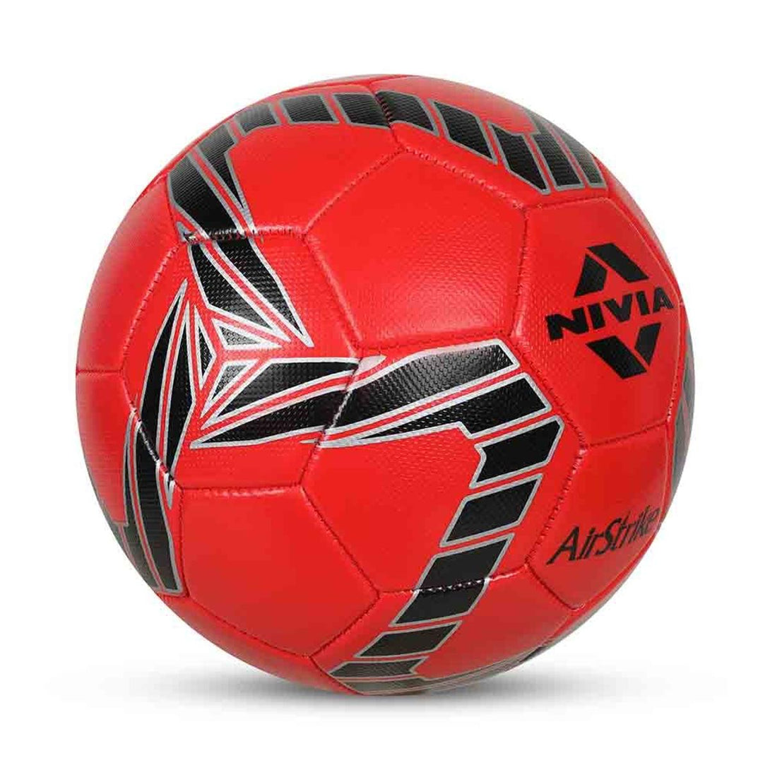 Nivia Air Strike Football (Red) (Size 3, 5)