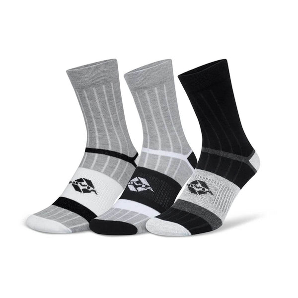 Nivia All Day Stripes, Full Calf Socks (Pack of 3)