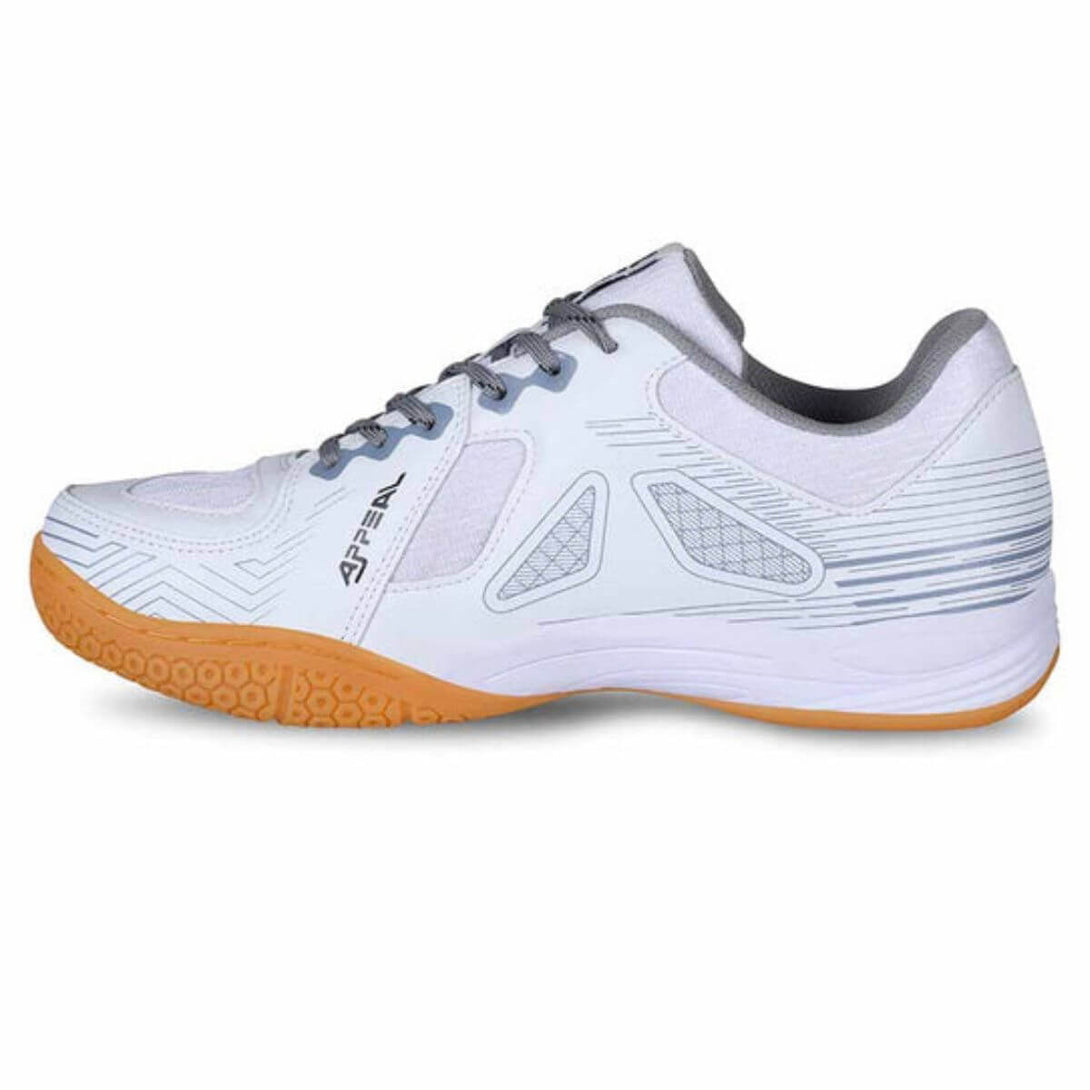 Nivia Appeal 3.0 Badminton Shoes -(White/Grey)