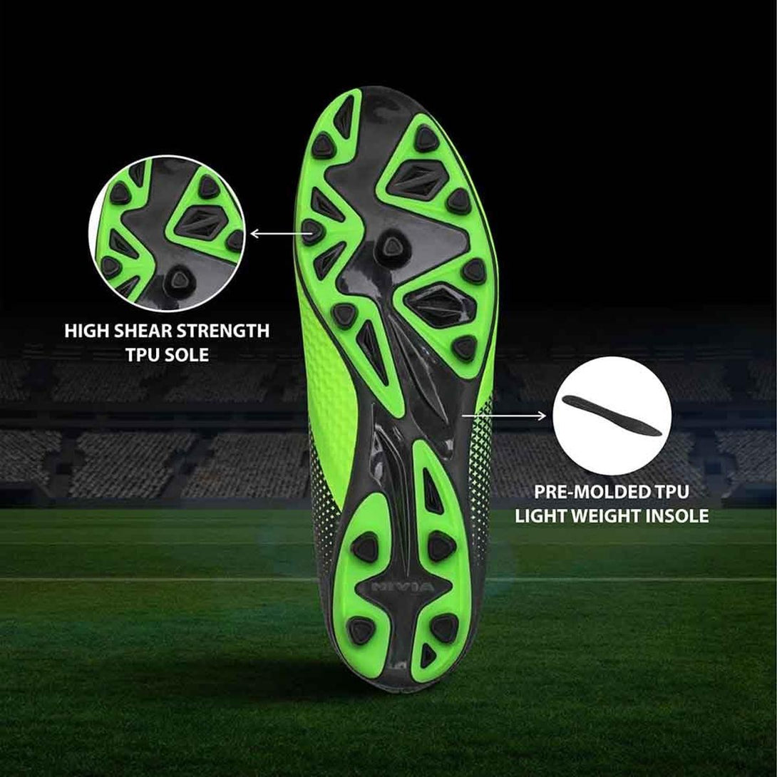 Nivia Ashtang Football Studs (Green)