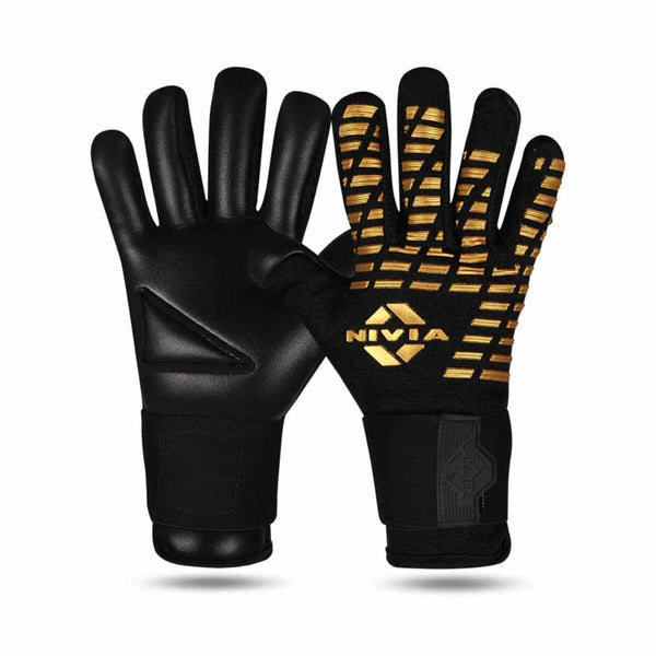 Nivia Ashtang Gold Football Goalkeeper Gloves