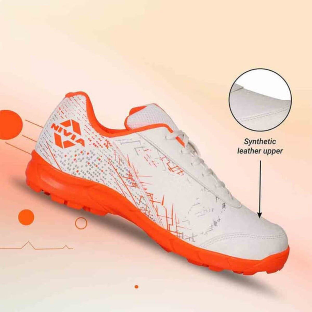 Nivia Bounce Cricket Shoe (Orange)