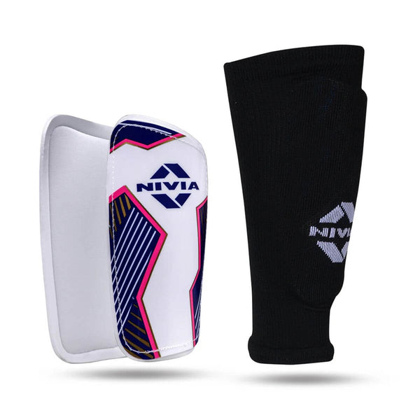 Nivia Classic With Sleeve Football Shin Guard