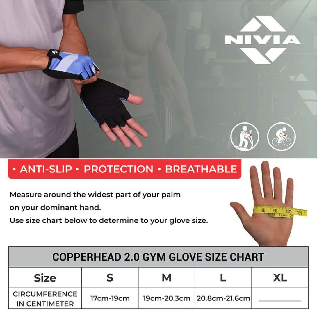 Nivia Copperhead 2.0 Gym Glove