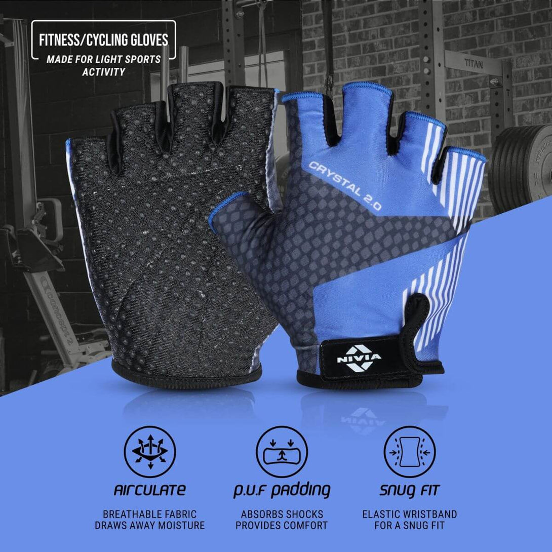 Nivia Crystal 2.0 Fitness Gloves