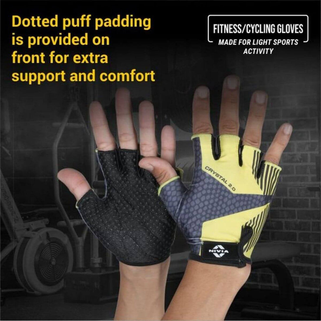 Nivia Crystal 2.0 Fitness Gloves