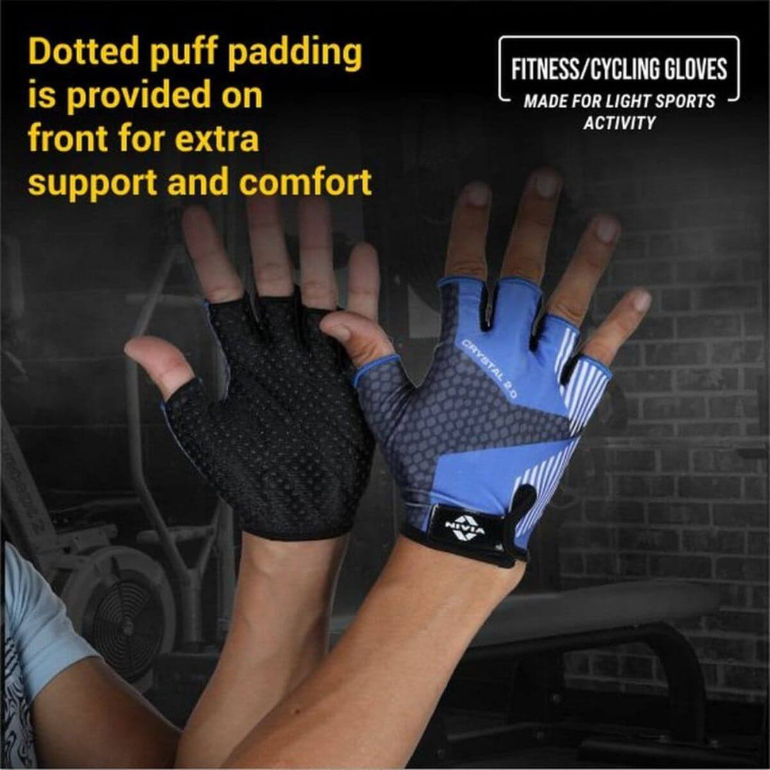 Nivia Crystal 2.0 Fitness Gloves