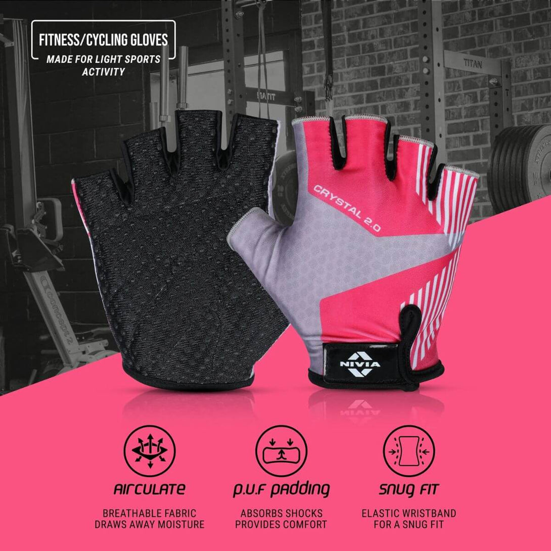 Nivia Crystal 2.0 Fitness Gloves