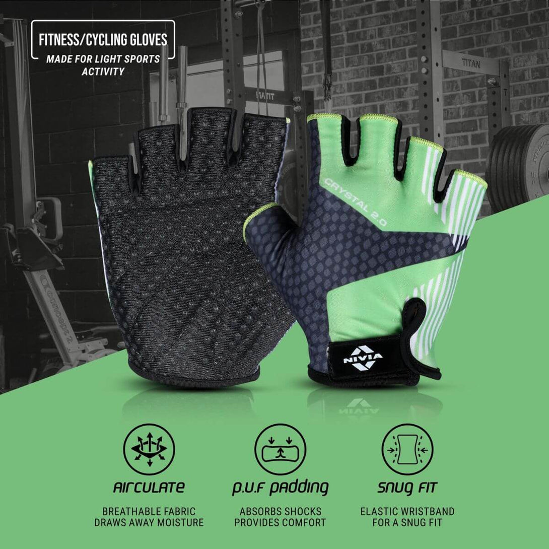 Nivia Crystal 2.0 Fitness Gloves
