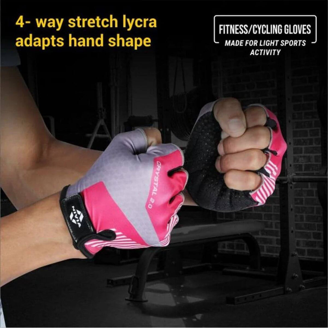 Nivia Crystal 2.0 Fitness Gloves
