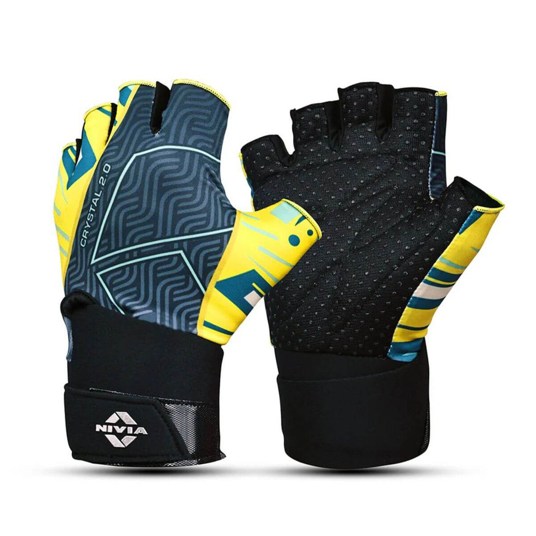 Nivia Crystal 2.0 With Strap Weightliftng Gloves
