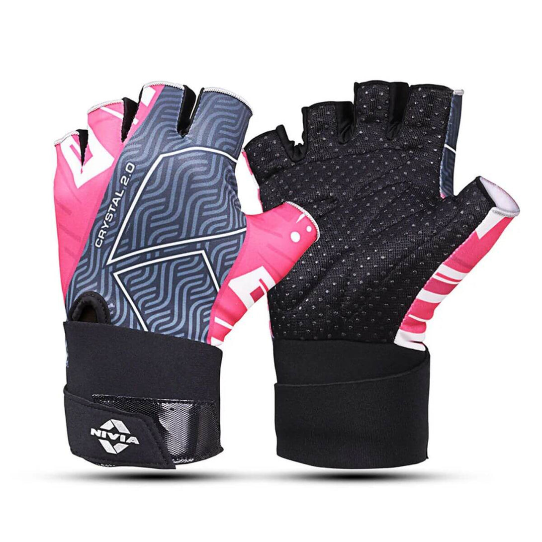 Nivia Crystal 2.0 With Strap Weightliftng Gloves