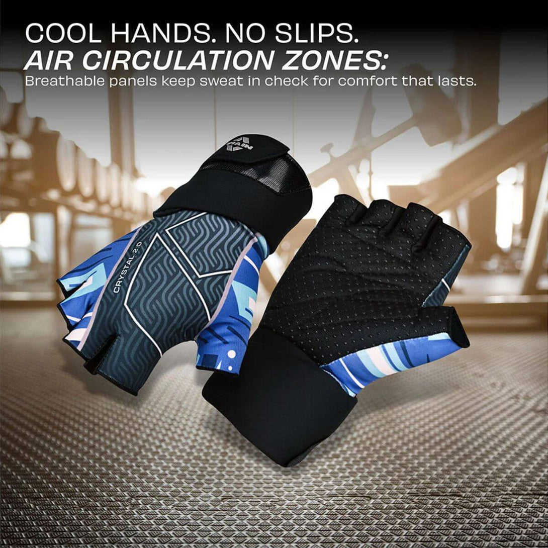 Nivia Crystal 2.0 With Strap Weightliftng Gloves
