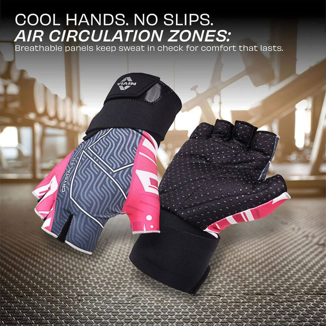 Nivia Crystal 2.0 With Strap Weightliftng Gloves