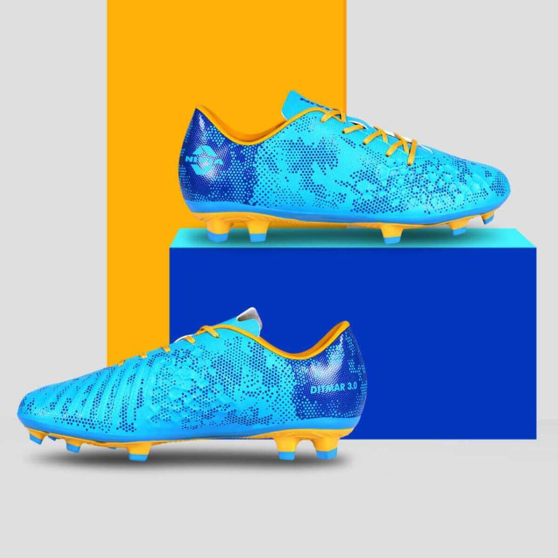 Nivia Ditmar 3.0 Football Stud-Cyan Blue
