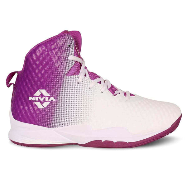 Nivia Engraver Basketball Shoes (PINK)
