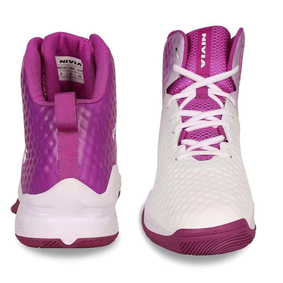 Nivia Engraver Basketball Shoes (PINK)