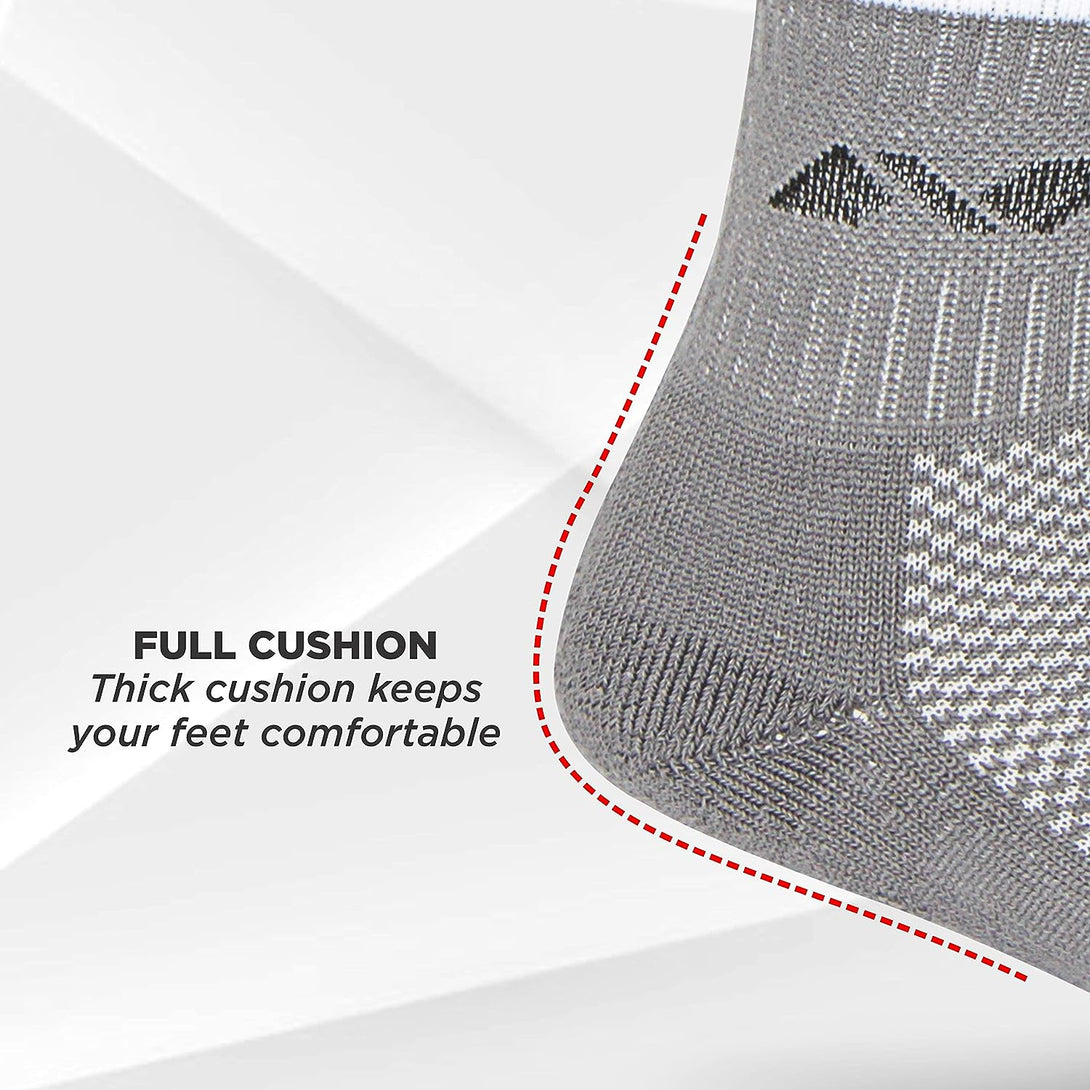 Nivia Foot Compress Sports Socks Ankle (Pack Of 3)