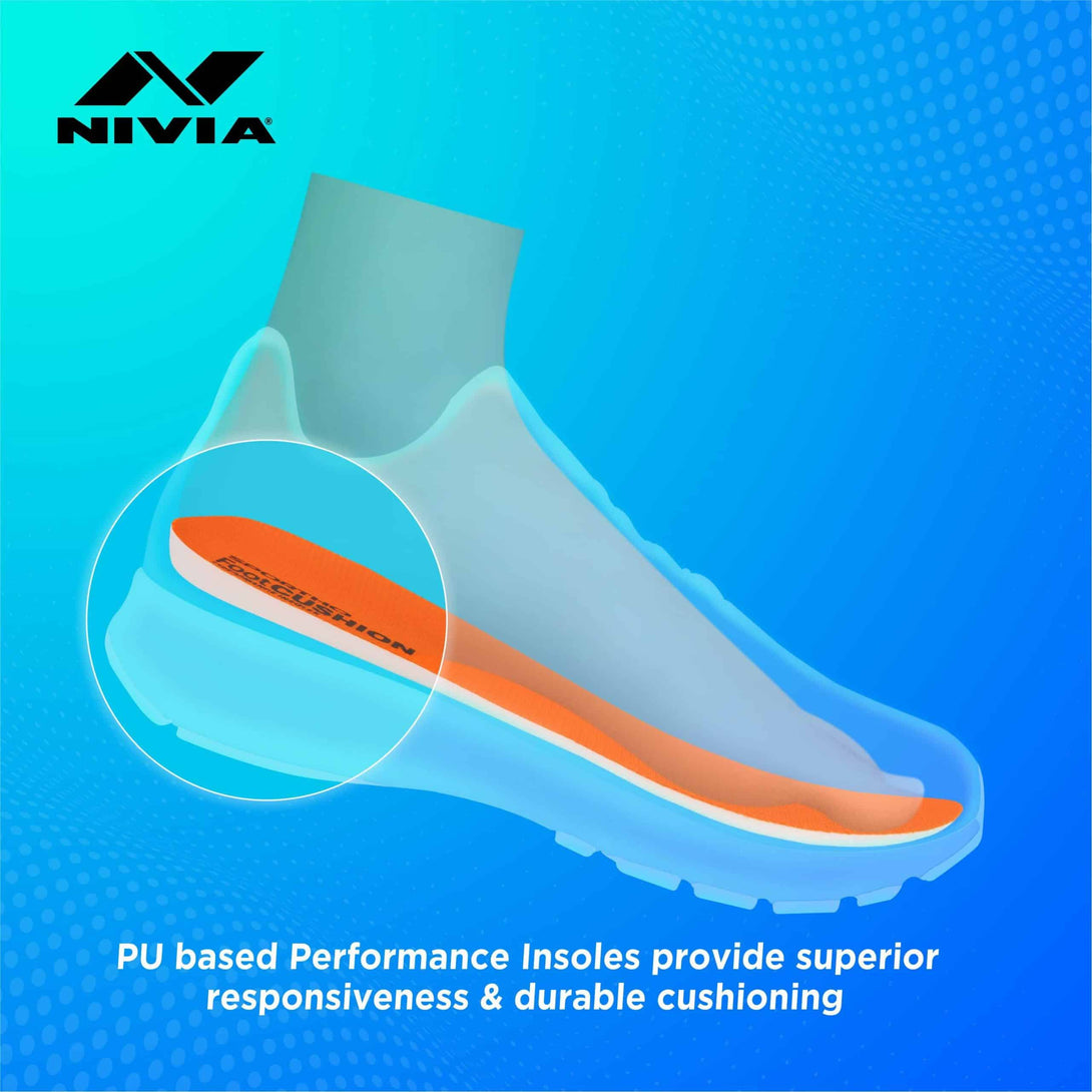Nivia Footcushion Shoe Insoles - 8-9
