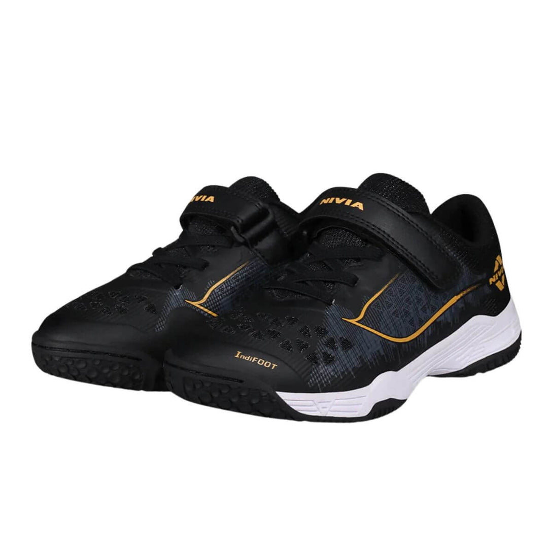 Nivia Hy-Court 3.0 Kids Velcro Badminton Shoes