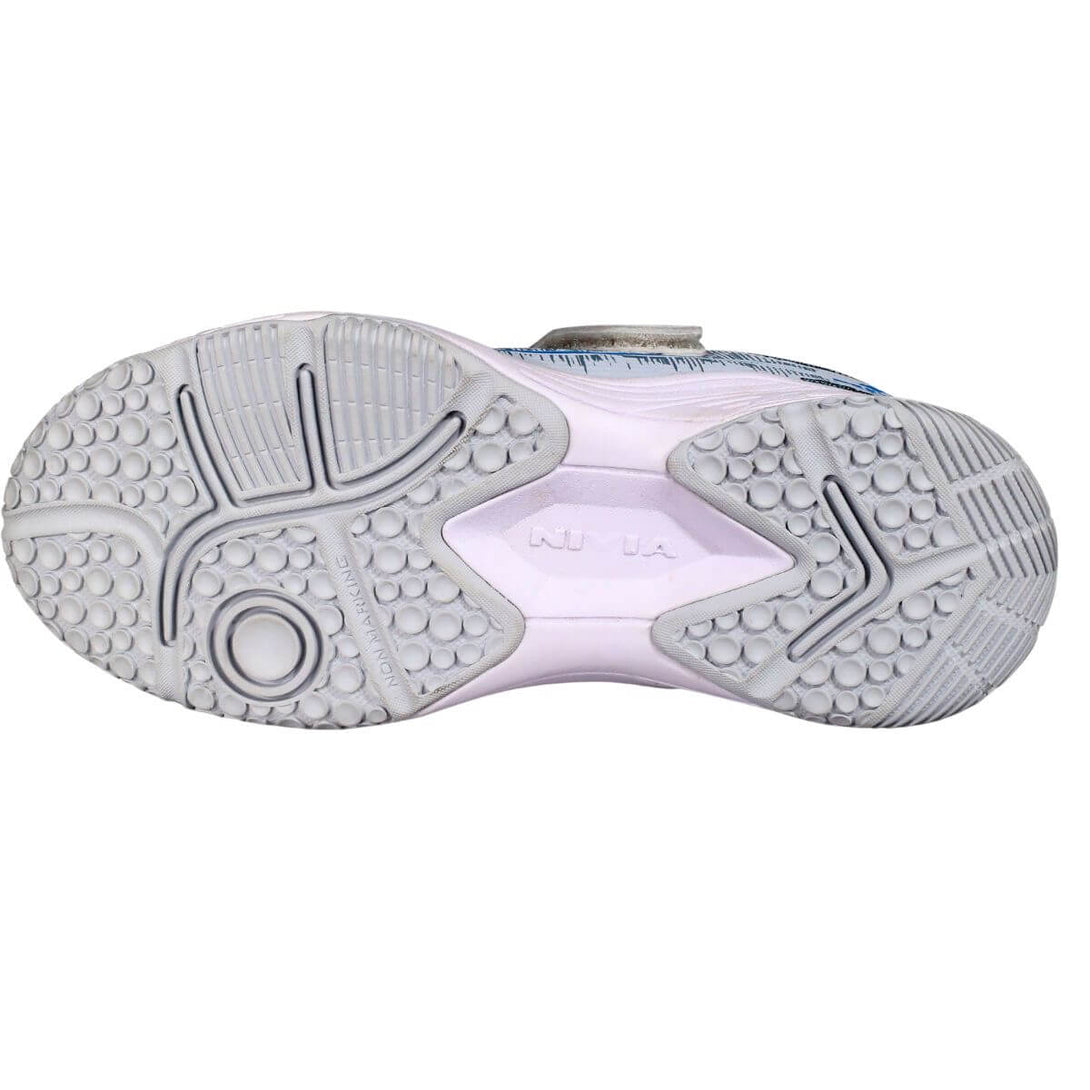 Nivia Hy-Court 3.0 Kids Velcro Badminton Shoes